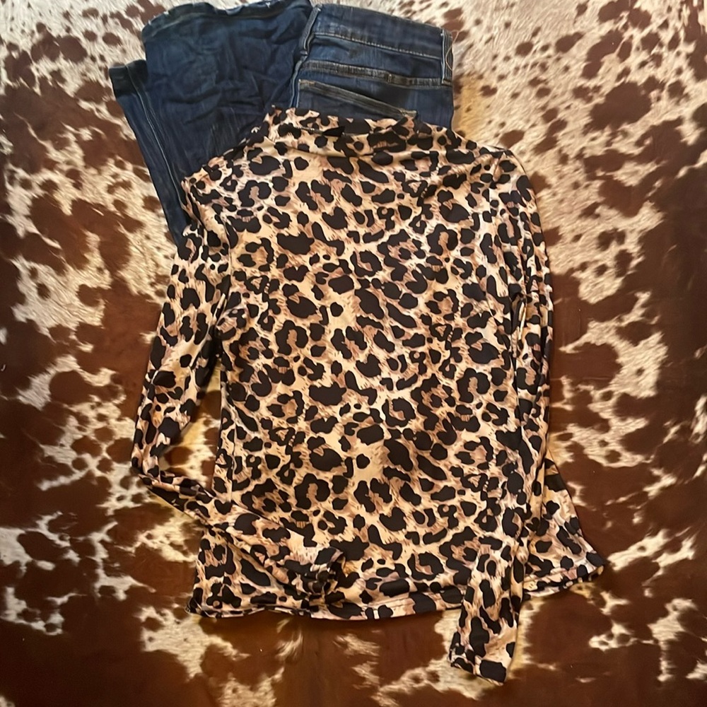 High neck long sleeve
